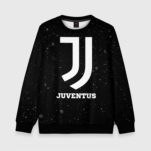 Детский свитшот Juventus sport на темном фоне / 3D-Черный – фото 1