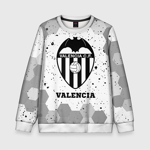 Детский свитшот Valencia sport на светлом фоне / 3D-Белый – фото 1