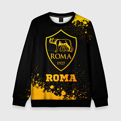 Свитшот детский Roma - gold gradient, цвет: 3D-черный