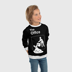 Свитшот детский Офис и суп, цвет: 3D-белый — фото 2