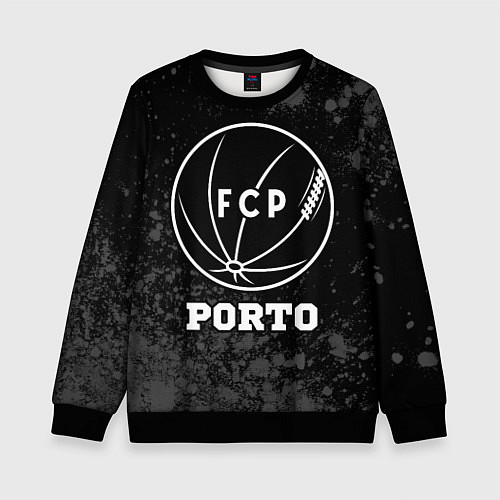 Детский свитшот Porto sport на темном фоне / 3D-Черный – фото 1