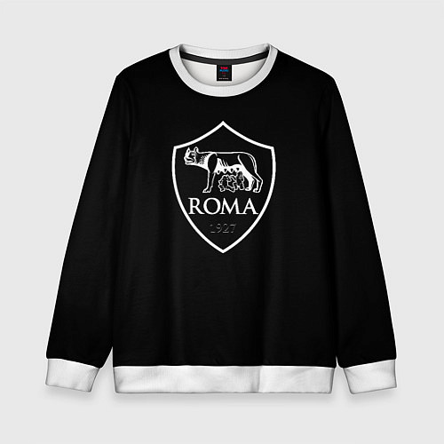 Детский свитшот Roma sport fc club / 3D-Белый – фото 1