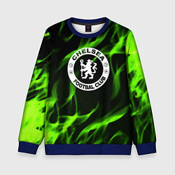 Свитшот детский Chelsea sport club fc fire, цвет: 3D-синий