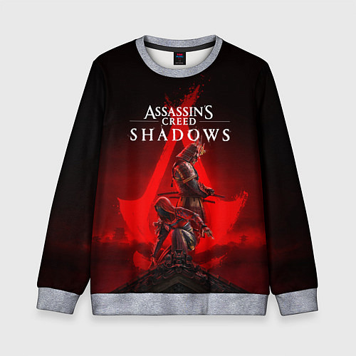 Детский свитшот Главные герои Assassins creed shadows / 3D-Меланж – фото 1