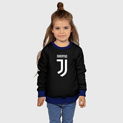 Свитшот детский Ювентус лого, цвет: 3D-синий — фото 2