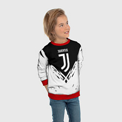 Свитшот детский Juventus sport geometry fc club, цвет: 3D-красный — фото 2