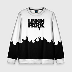 Детский свитшот Linkin park rock fire