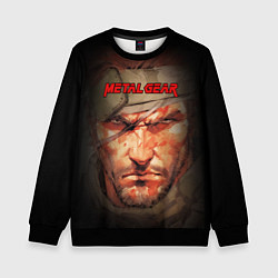 Свитшот детский Metal gear Venom Snake, цвет: 3D-черный