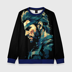 Свитшот детский Веном Снейк Metal gear game, цвет: 3D-синий