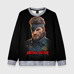 Детский свитшот Веном Снейк из игры Metal gear