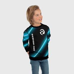 Свитшот детский ARC Raiders неоновые лампы, цвет: 3D-черный — фото 2