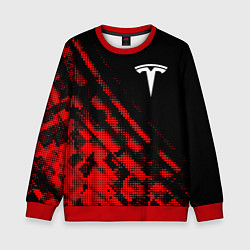 Детский свитшот Tesla sport grunge