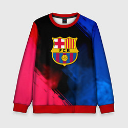 Детский свитшот Barcelona fc club gradient smoke