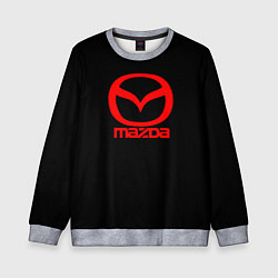 Детский свитшот Mazda red logo