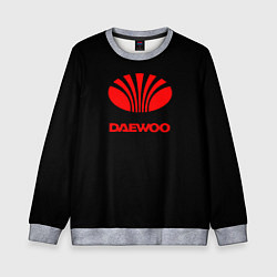 Детский свитшот Daewoo red logo