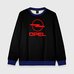 Детский свитшот Opel red logo auto