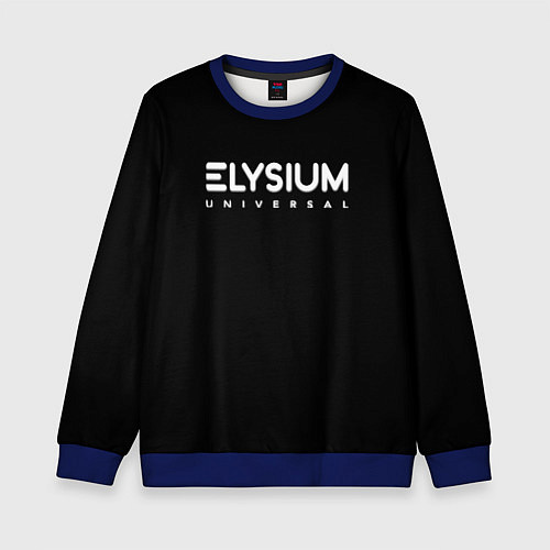 Детский свитшот Disco Elysium rpg / 3D-Синий – фото 1