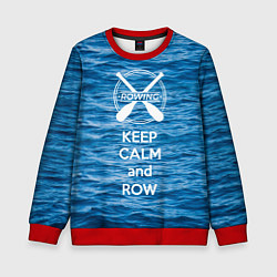 Детский свитшот Будь спокоен и греби