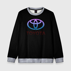 Детский свитшот Toyota neon steel