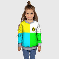 Свитшот детский Borussia color cport, цвет: 3D-меланж — фото 2