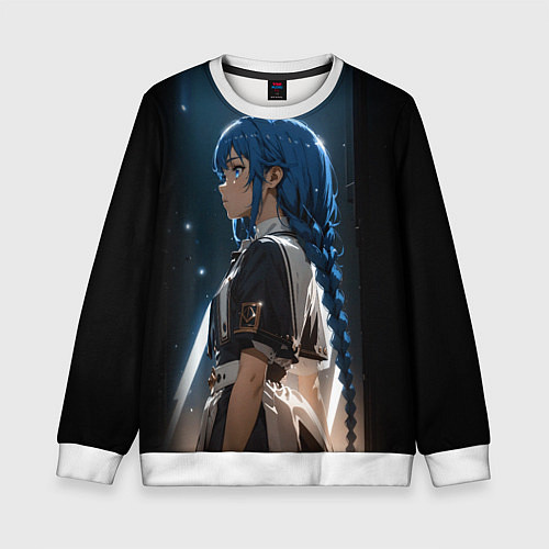 Детский свитшот Рокси Наставница - Mushoku Tensei: Jobless / 3D-Белый – фото 1