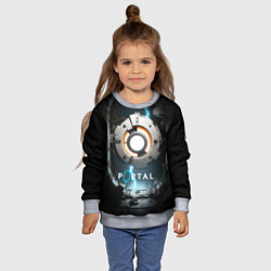 Свитшот детский Portal space, цвет: 3D-меланж — фото 2