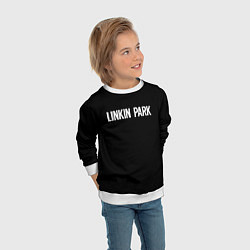 Свитшот детский Linkin park rock white, цвет: 3D-белый — фото 2
