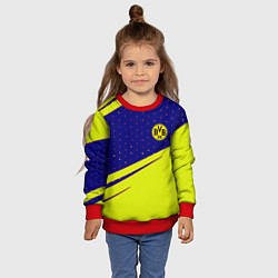 Свитшот детский Borussia logo geometry, цвет: 3D-красный — фото 2