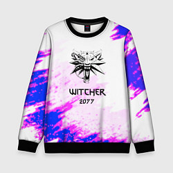 Детский свитшот The Witcher colors neon