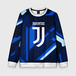 Свитшот детский Juventus sport geometry steel, цвет: 3D-белый