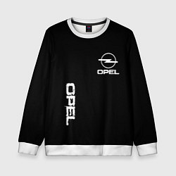 Детский свитшот Opel white logo