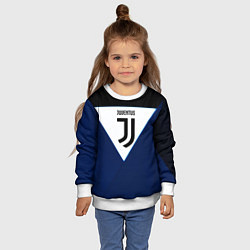 Свитшот детский Juventus sport geometry color, цвет: 3D-белый — фото 2