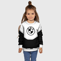 Свитшот детский BMW sport geometry, цвет: 3D-белый — фото 2