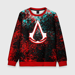 Детский свитшот Assassins Creed logo glitch