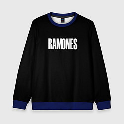 Детский свитшот Ramones white logo