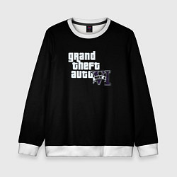 Детский свитшот GTA 6 logo vice city