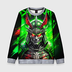 Свитшот детский Samurai green, цвет: 3D-меланж