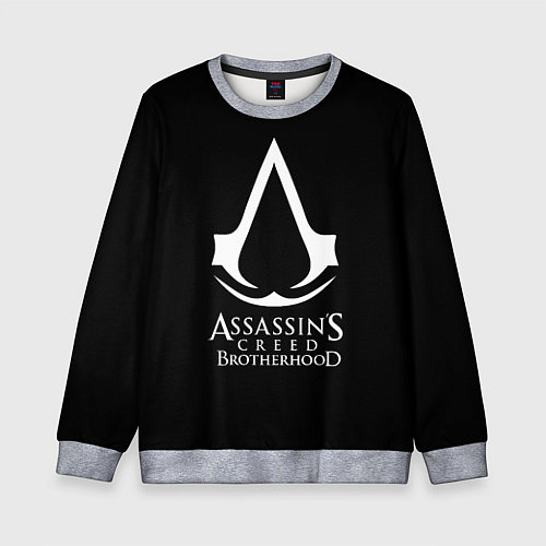 Детский свитшот Assassins Creed brotherhood / 3D-Меланж – фото 1