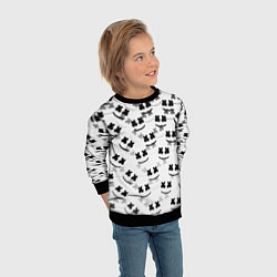 Свитшот детский Marshmello dj pattern, цвет: 3D-черный — фото 2