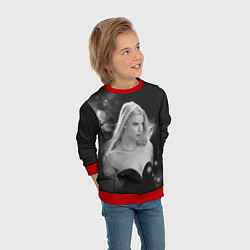 Свитшот детский Actress - Anya Taylor - Joy, цвет: 3D-красный — фото 2