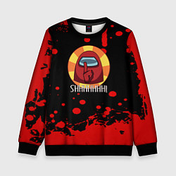 Детский свитшот Amomg us краски