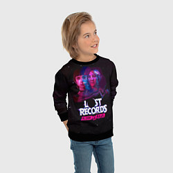 Свитшот детский Герои Lost records bloom and rage, цвет: 3D-черный — фото 2
