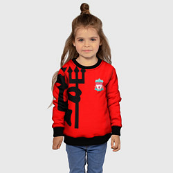 Свитшот детский Liverpool fc sport steel, цвет: 3D-черный — фото 2