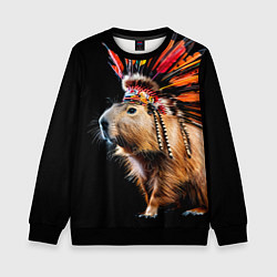 Детский свитшот Капибара индеец