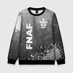 Свитшот детский FNAF - grey gradient вертикально, цвет: 3D-черный