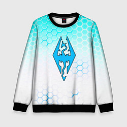 Детский свитшот The elder scrolls hexagon