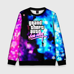 Свитшот детский Gta flame winter, цвет: 3D-черный
