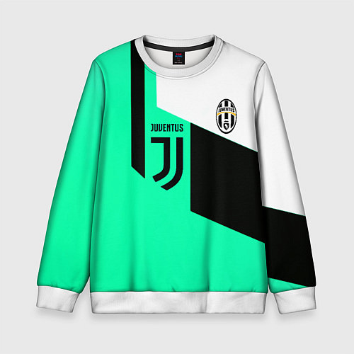 Детский свитшот Juventus geometry / 3D-Белый – фото 1