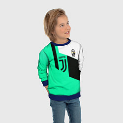 Свитшот детский Juventus geometry, цвет: 3D-синий — фото 2