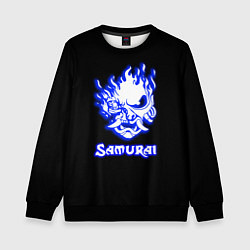 Детский свитшот Samurai logo ghost